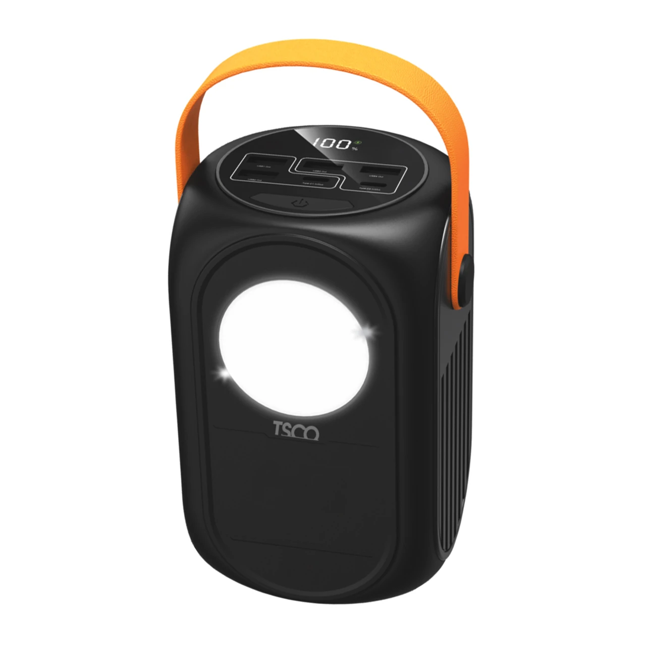 پاوربانک فست شارژ TSCO 60000mAh مدل TP 6002 22.5W - دارای 6 خروجی - مشکی  (گارانتی 12 ماهه TSCO)